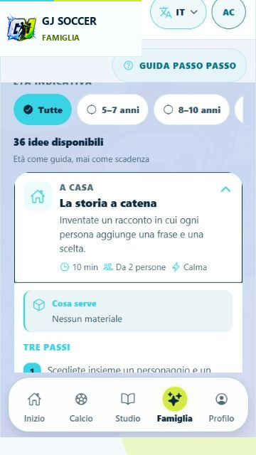 GJ Soccer Offline-Aktivität auf dem Smartphone